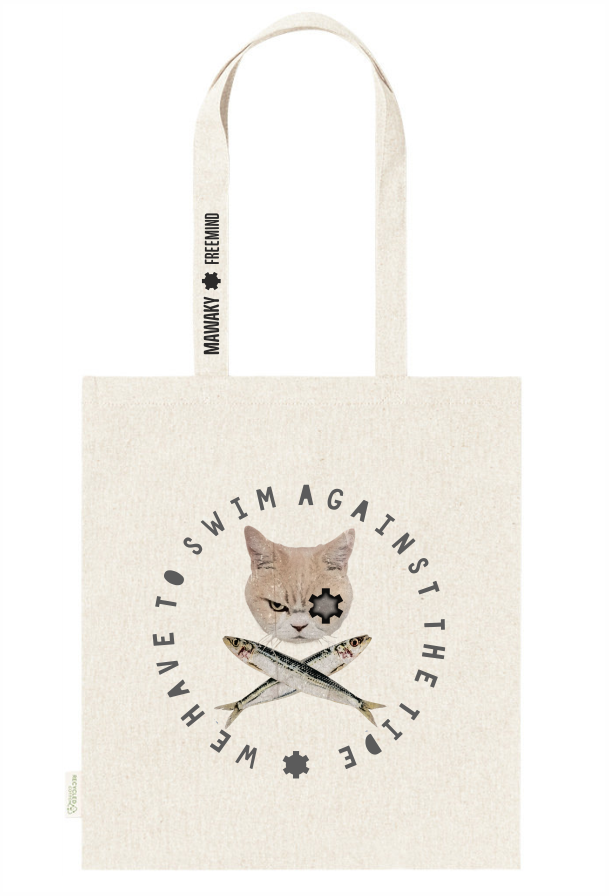 AGAINST TOTE BAG BLANCA AGAINST TOTE BAG