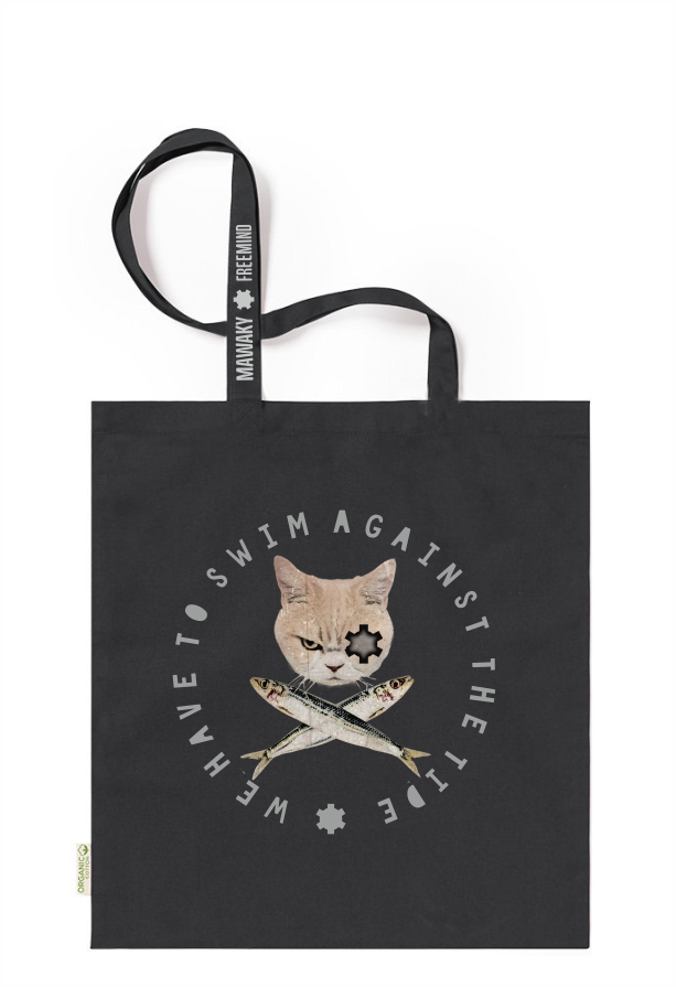 AGAINST TOTE BAG