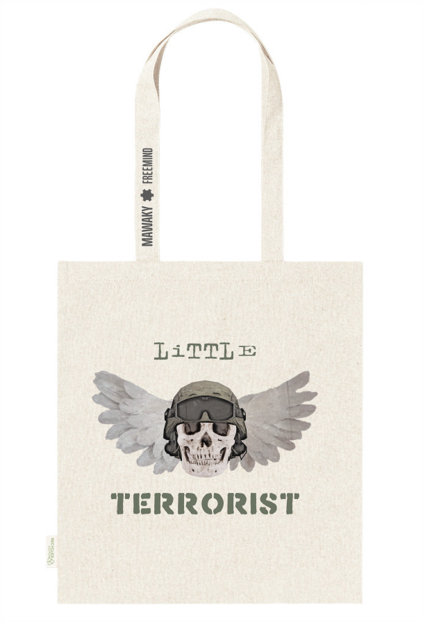 LITTLE TERRORIST TOTE BAG