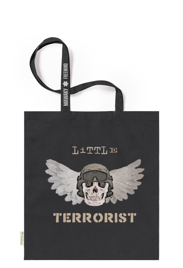 LITTLE TERRORIST TOTE BAG